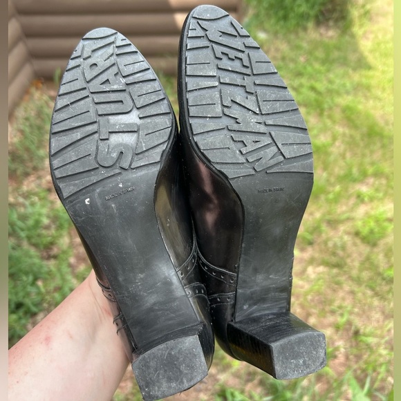 Stuart Weitzman size 6 m Oxford Shoes Size dark academia witchy gothcore - Picture 10 of 17